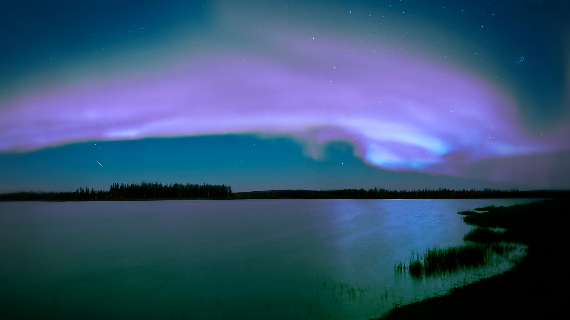 Purple Aurora Borealis Backiee