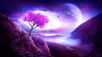 Fantasy landscape wallpaper