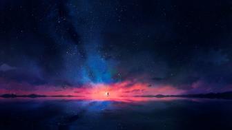 Anime cosmos wallpaper