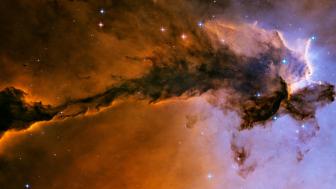 The Eagle has risen: stellar spire in the Eagle Nebula wallpaper