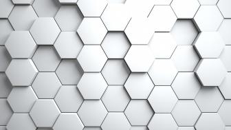3D White Abstract wallpaper