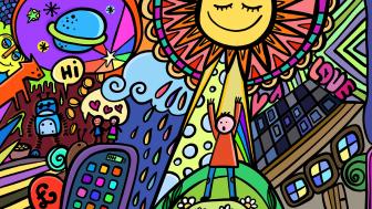 Comic Urban Graffiti wallpaper