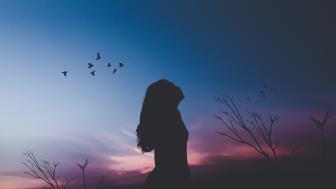 Girl Silhouette wallpaper