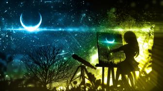The Starry Night wallpaper