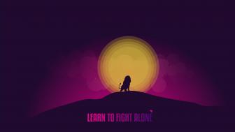 Learn to fight alone wallpaper