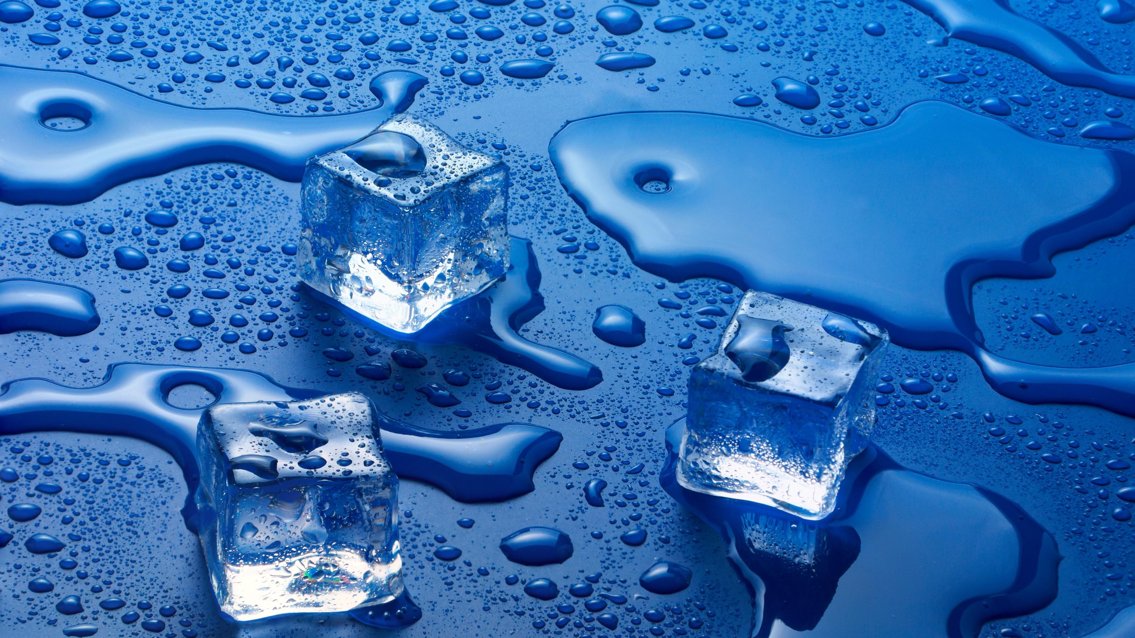 Melting ice cubes wallpaper - backiee