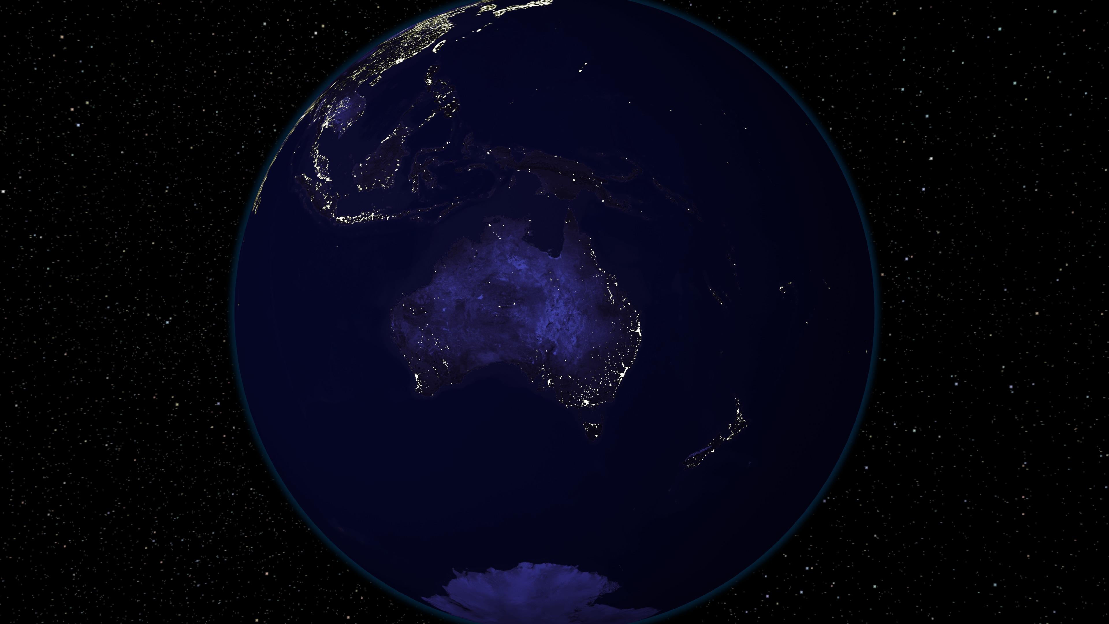 Земля из космоса Австралия