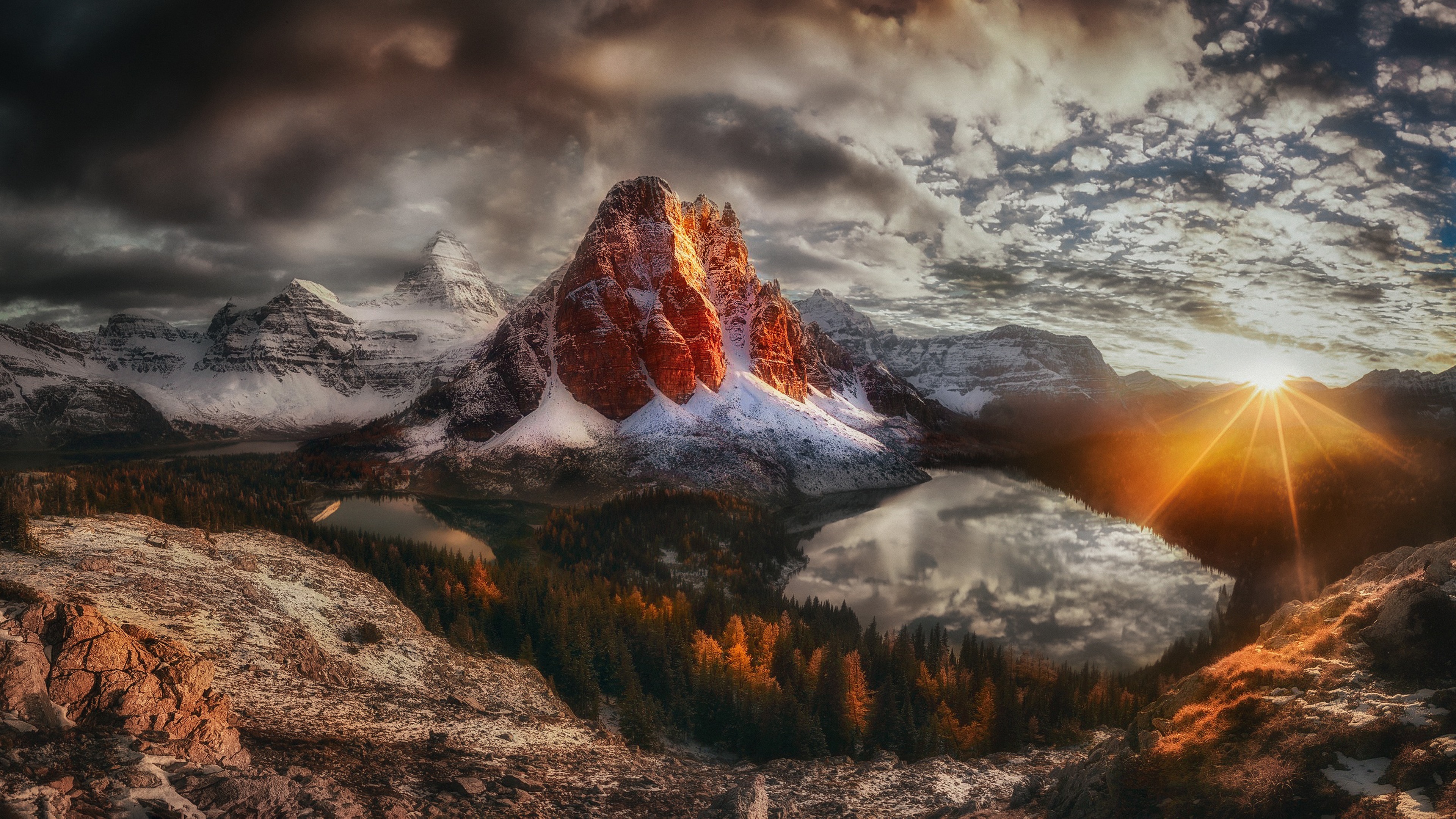 Mount Assiniboine Provincial Park British Columbia Canada Wallpaper