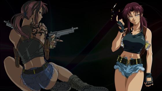 Download Revy - The Deadly Mercenary of Black Lagoon Poster Wallpaper |  Wallpapers.com