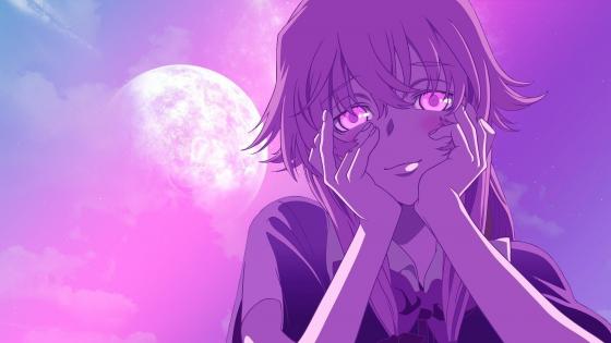 Wallpaper art, pair, art, hug, Mirai Nikki, Future diary, Yukiteru, Young  Gasai for mobile and desktop, section сёнэн, resolution 3840x2400 - download