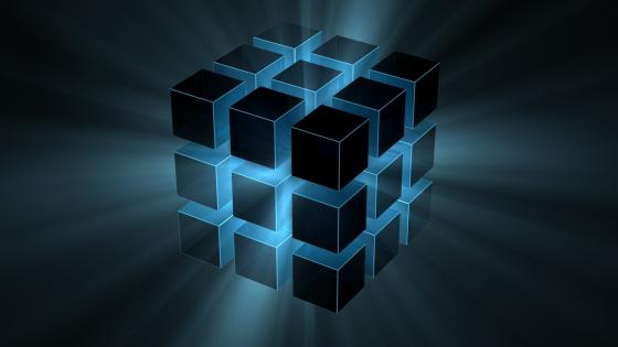 3D Green Black Cubes HD Abstract Wallpapers | HD Wallpapers | ID #63249