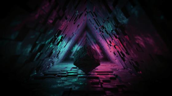 Gaming Setup Prism Artwork 4k Desktop Wallpaper - Heroscreen Wallpapers