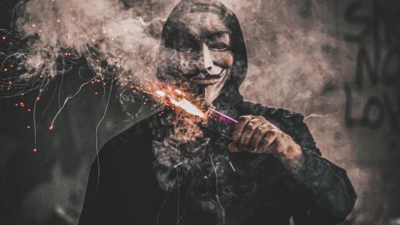 Mobile wallpaper: Anonymous, Smoke, Mask, Hood, Human, Miscellaneous,  Miscellanea, Person, 145718 download the picture for free.