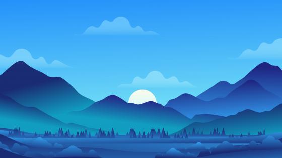 DESKTOP WALLPAPER 4K - MINIMAL LANDSCAPE