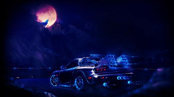 Neon Car wallpapers - backie