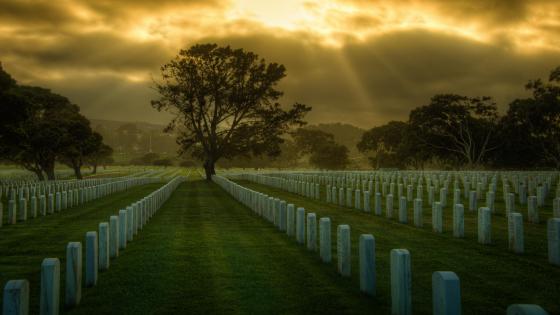 Tombstones in autumn - a Royalty Free Stock Photo from Photocase