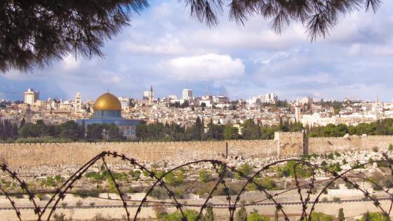 Download Captivating View of the Holy Land Wallpaper | Wallpapers.com