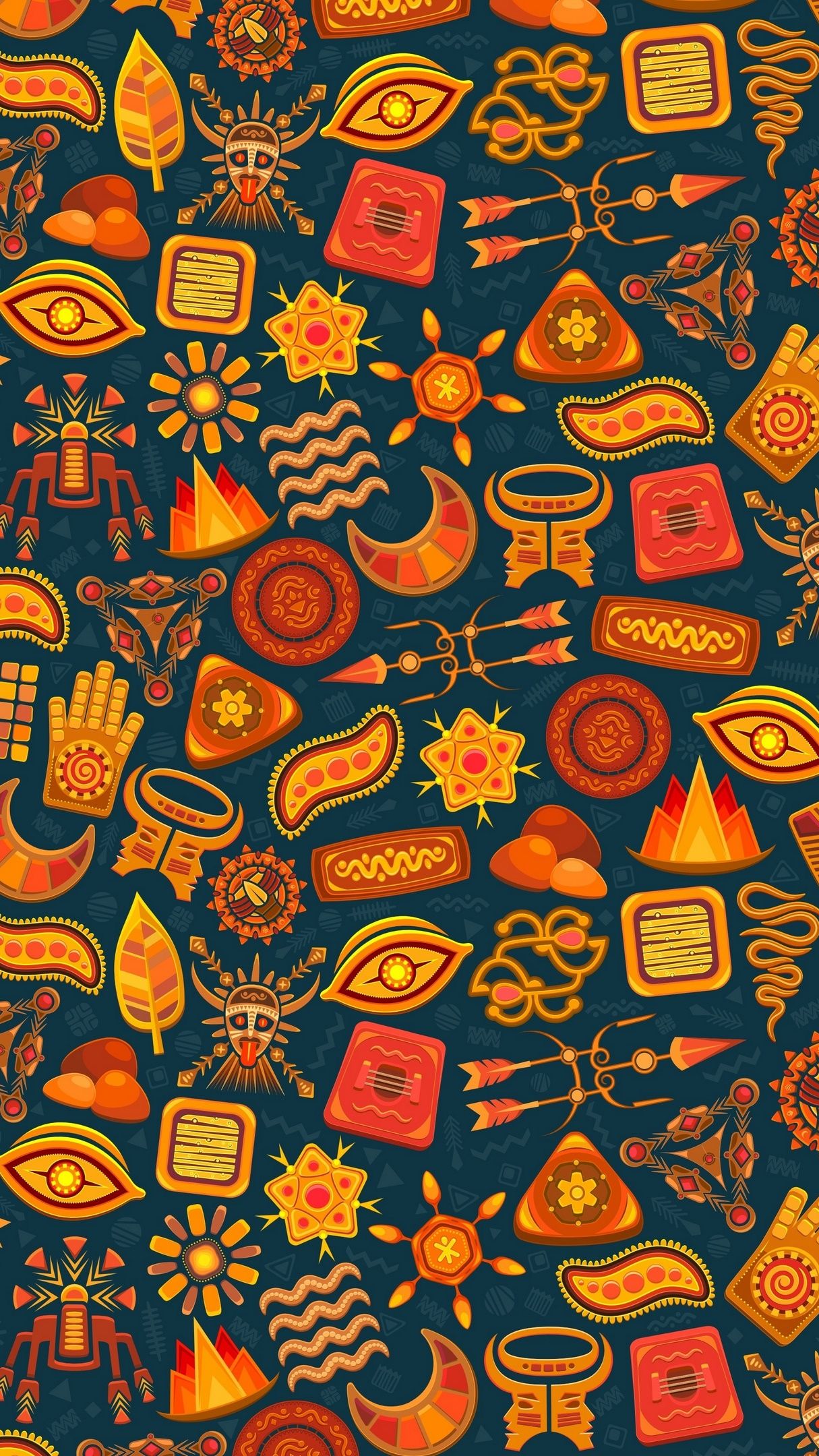  Tribal Pattern wallpaper  backiee