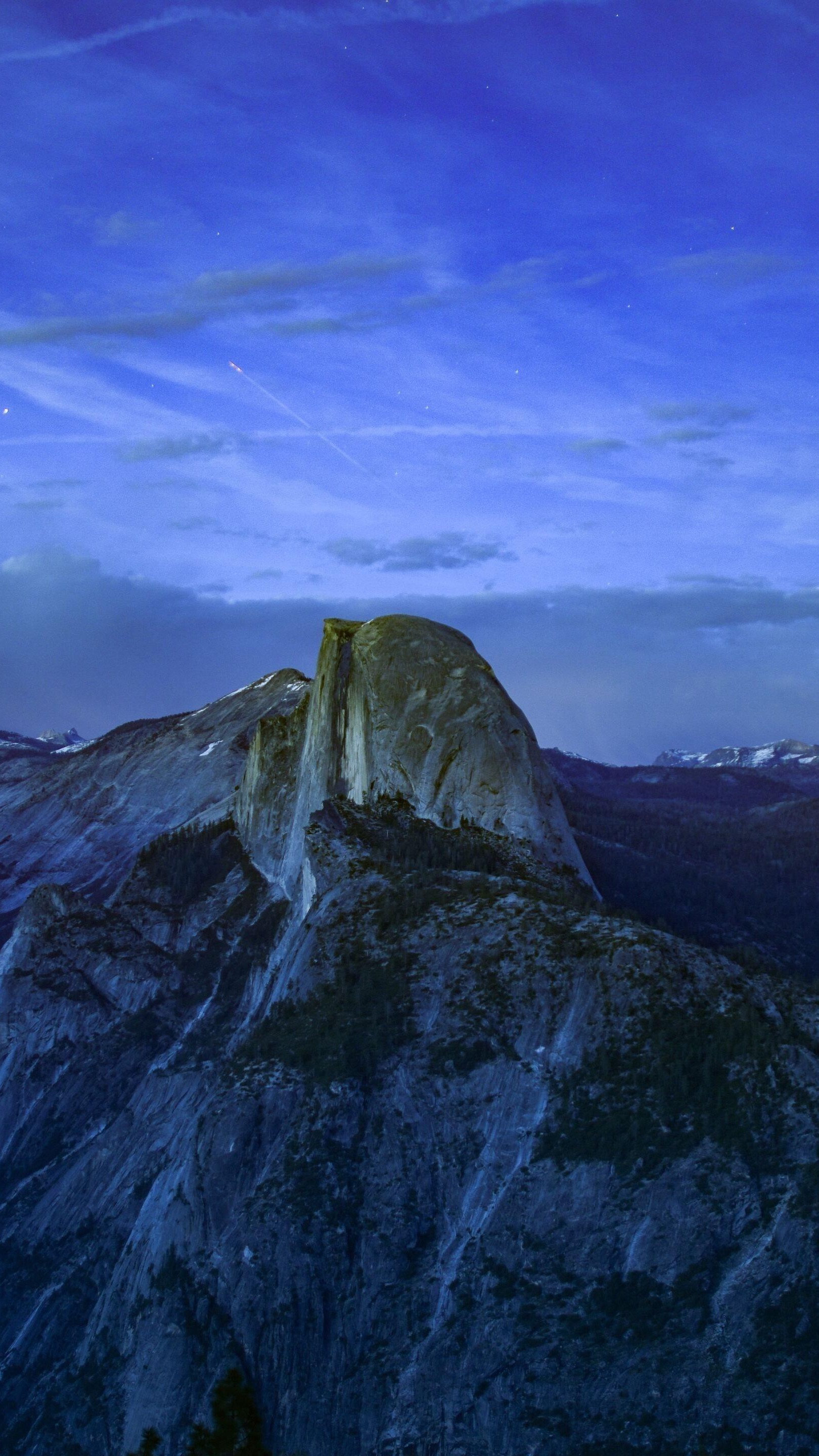 Half Dome from Glacier Point at dusk - backiee