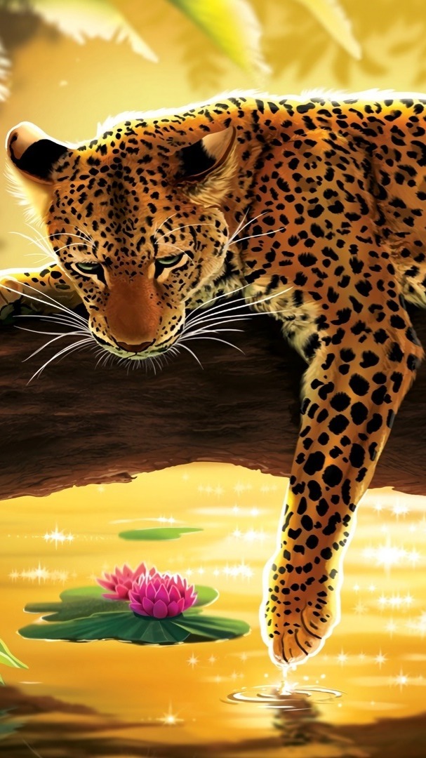 African Leopard Art Wallpapers - Leopard Wallpapers for iPhone 4k