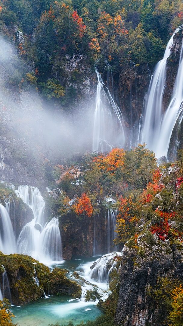 Plitvice Lakes National Park at fall - backiee