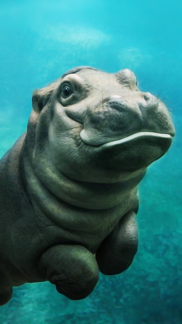 Baby hippo - backiee