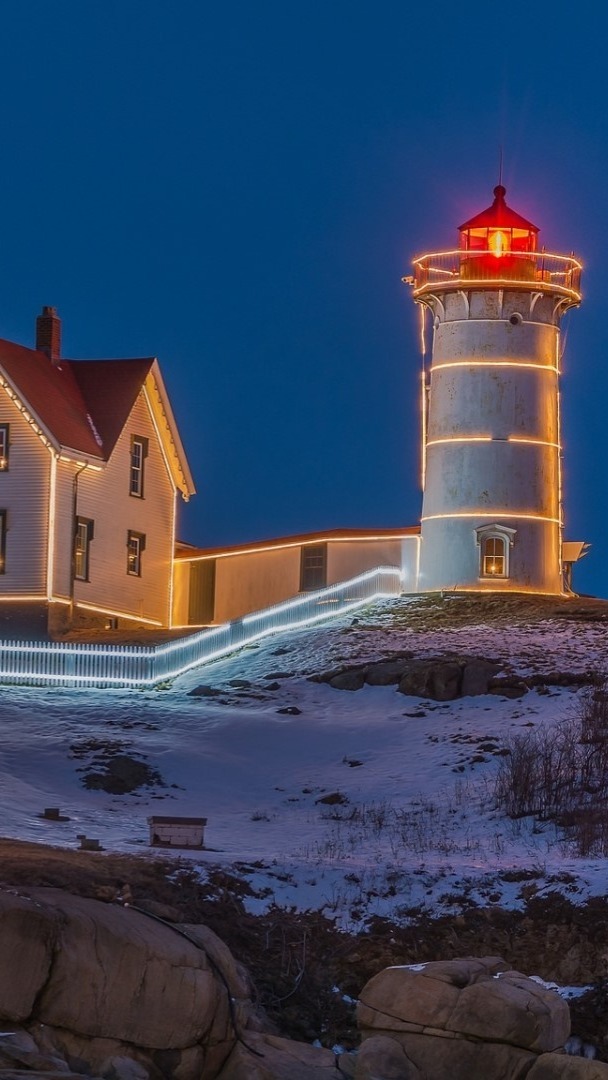 Nubble Lighthouse - backiee