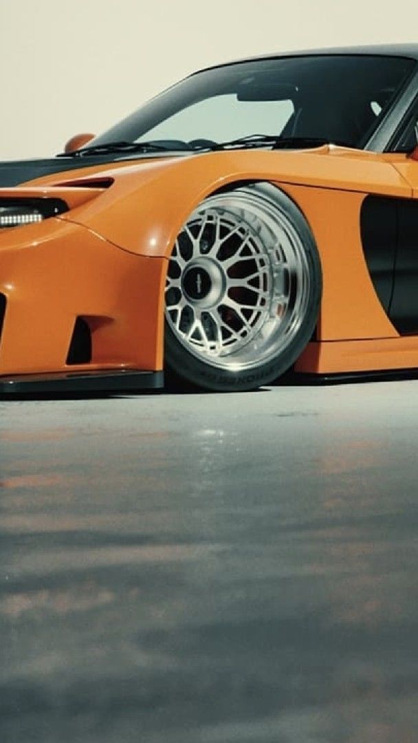 Mazda RX-7 Wallpaper 4K, JDM cars, Japanese, AI art