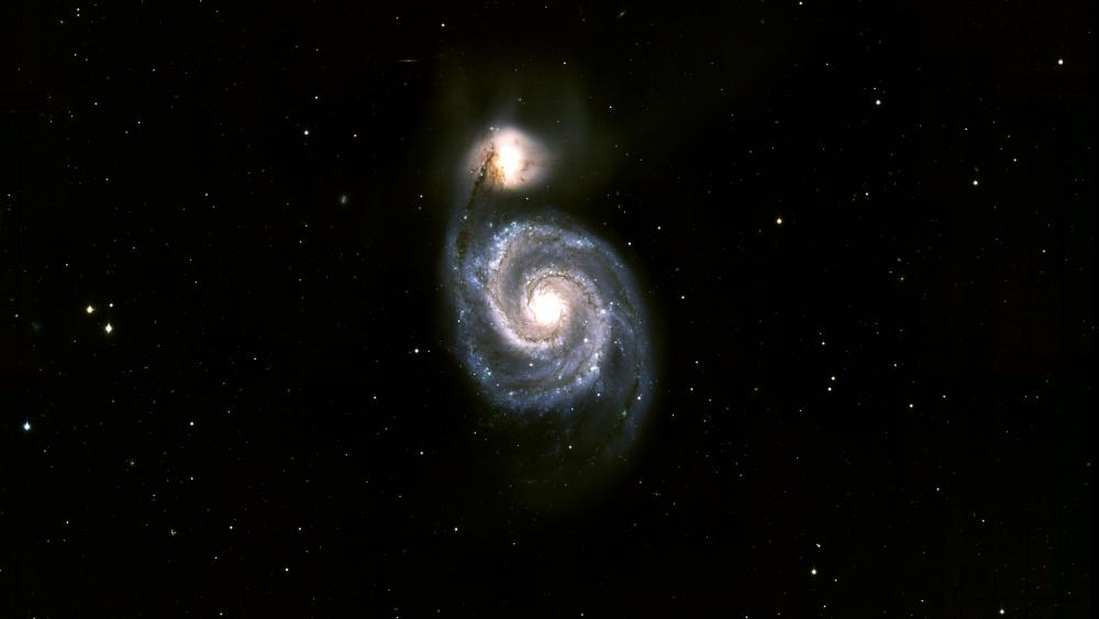 M51, Whirlpool Galaxy wallpaper
