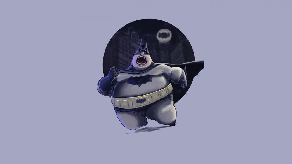 Fat Batman wallpaper
