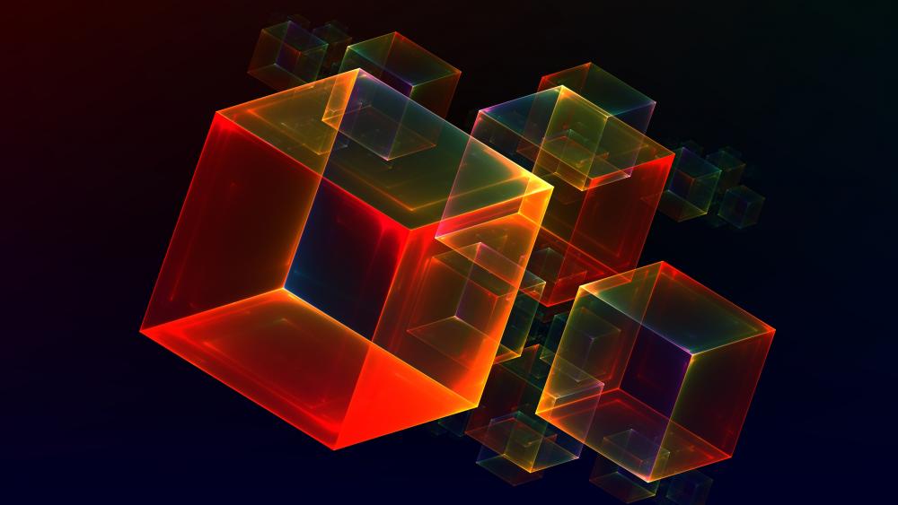 Abstract Cube wallpaper