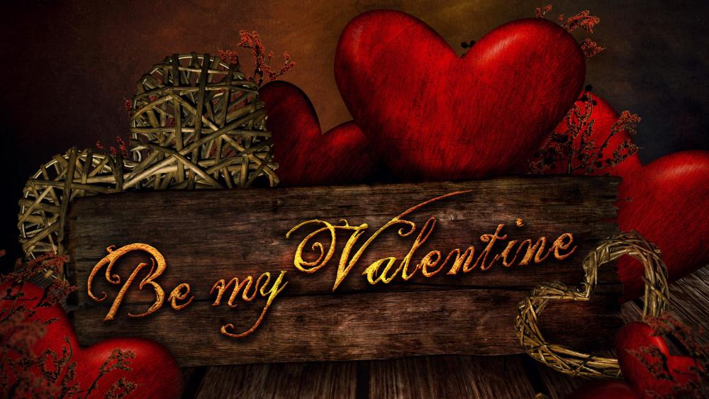 Be my Valentine wallpaper