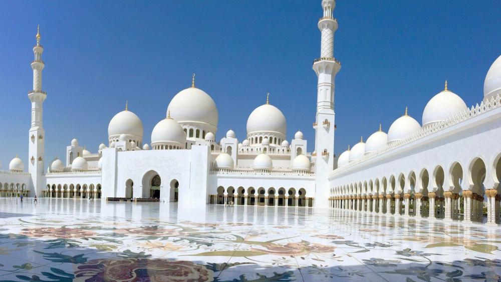 Download wallpaper: The architecture of Sheikh Zayed mosque 1080x1920