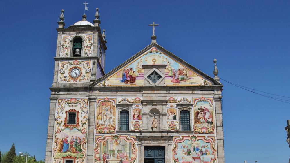 Church of Santa Maria de Válega wallpaper