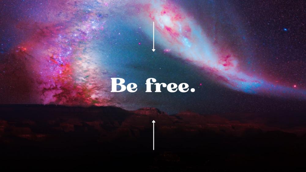 Be free wallpaper