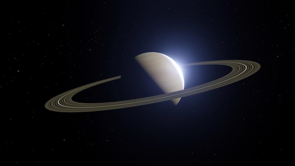 Rings of Saturn wallpaper