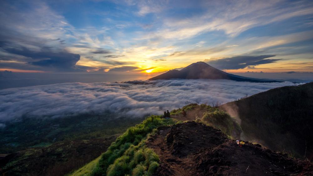 Mount Batur Sunrise Trekking wallpaper