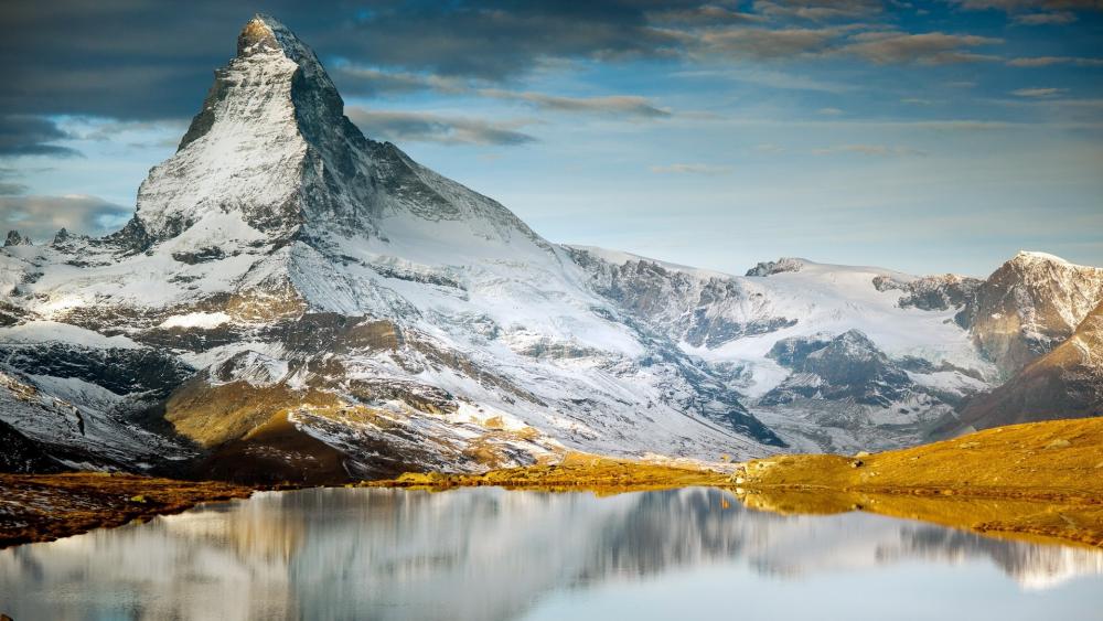 The Matterhorn from the Riffelsee wallpaper