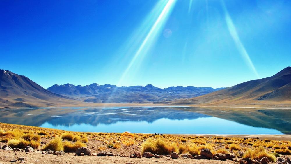 Miscanti Lake, Atacama Desert wallpaper