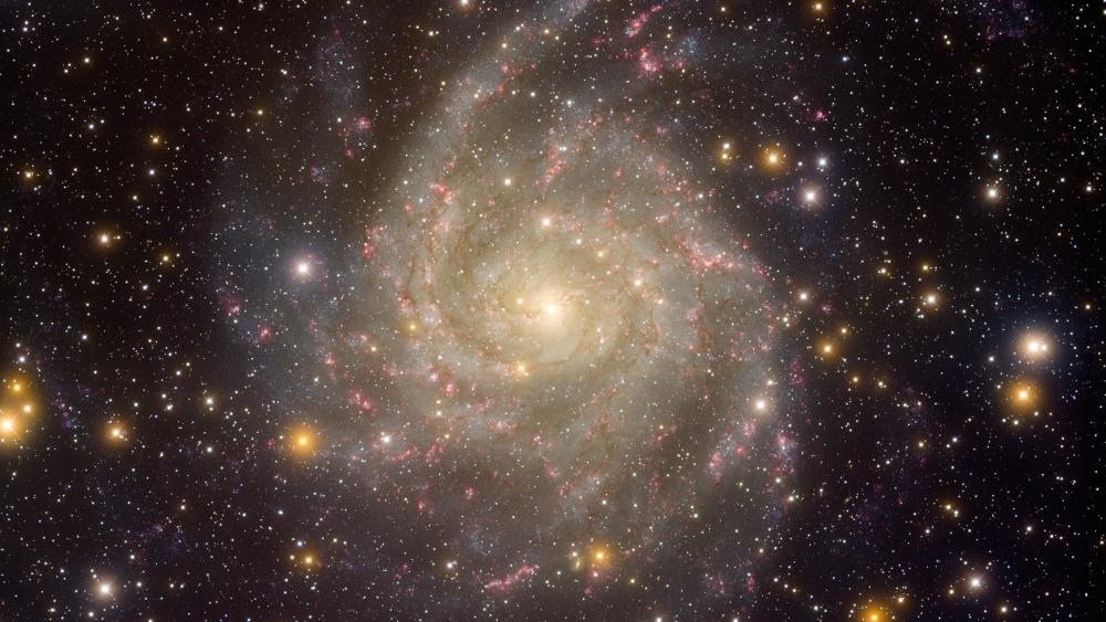 Spiral Galaxy IC 342 wallpaper