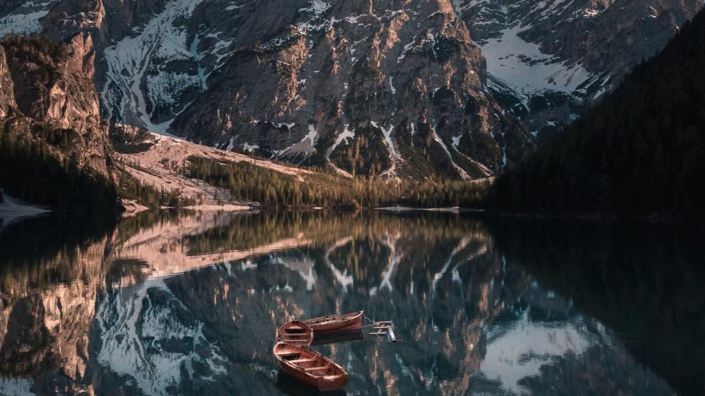 Pragser Wildsee wallpaper