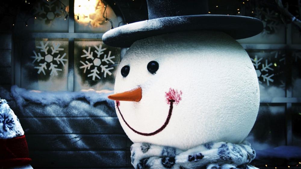Snowman wallpaper