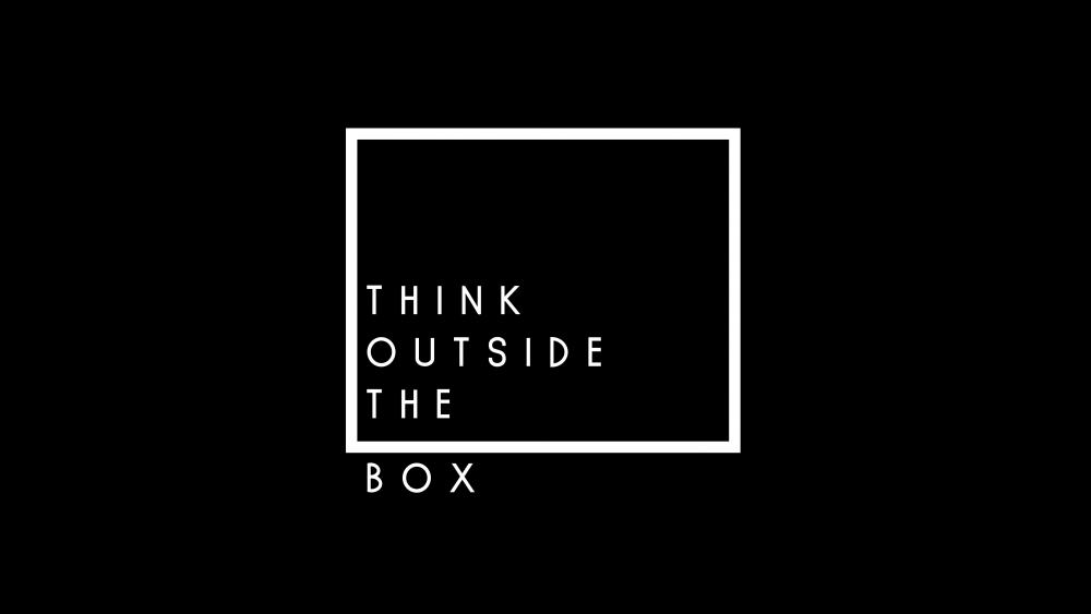 Think outside the box wallpaper
