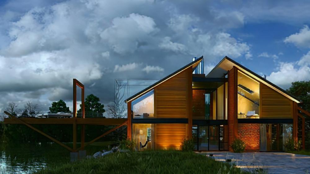 Amazing OFF THE GRID Marsh Grass house.  wallpaper