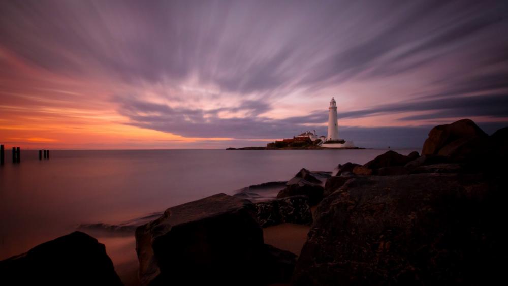 St. Mary's Lighthouse Wallpaper - Backiee