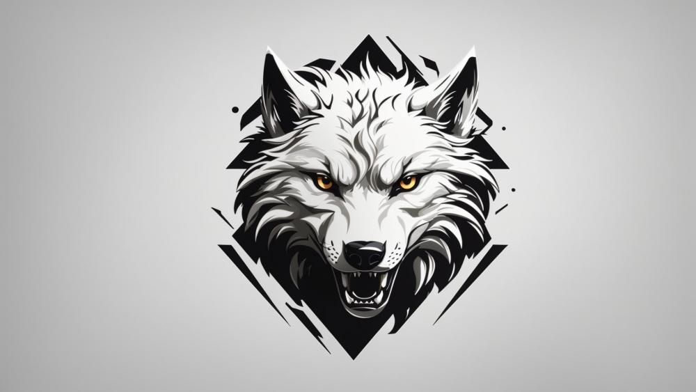 Wolf logo - backiee