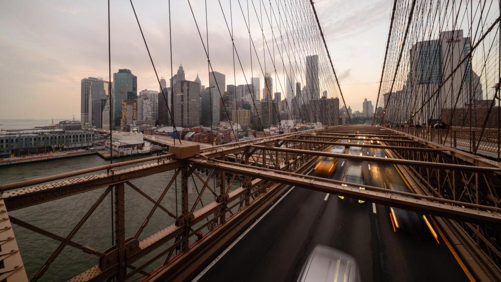 View from the Brooklyn Bridge - backiee