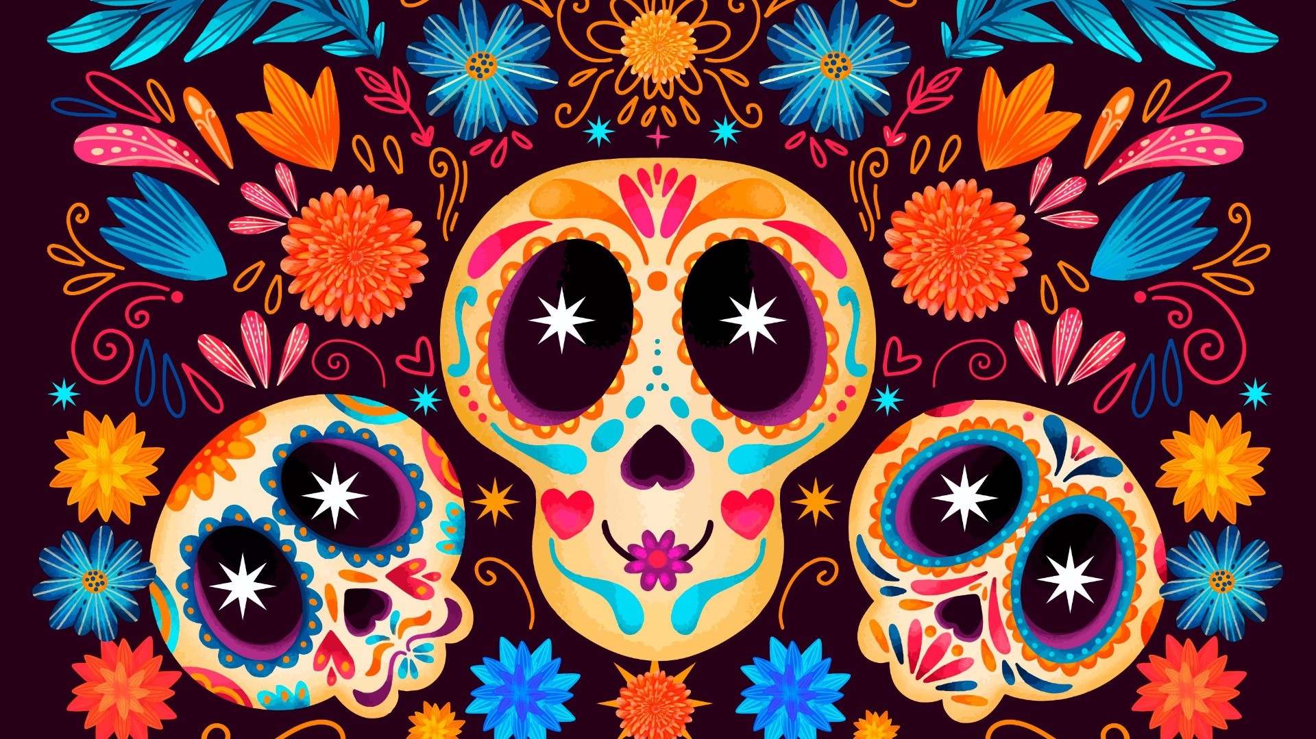 Catrina skulls - backiee