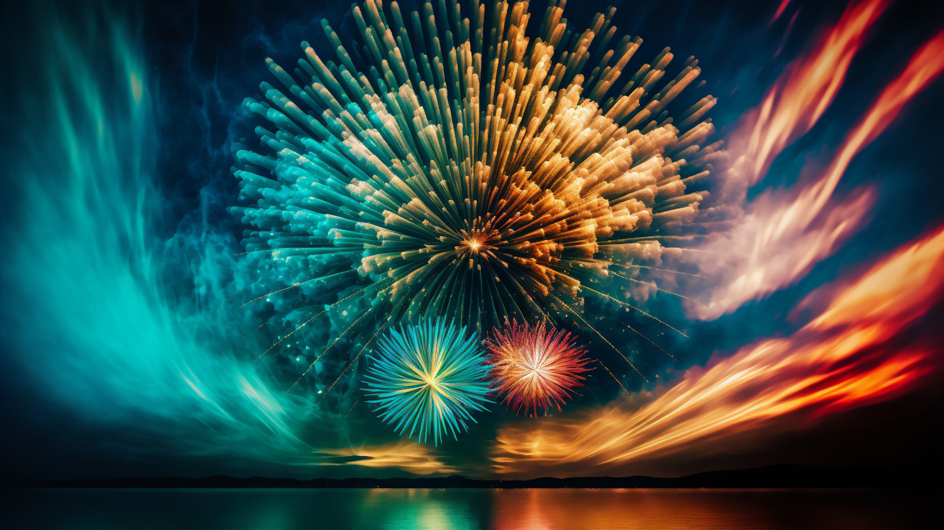 100+] Fireworks Wallpapers | Wallpapers.com