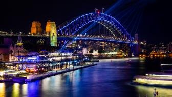 Sydney Harbour Bridge Laser Show wallpaper